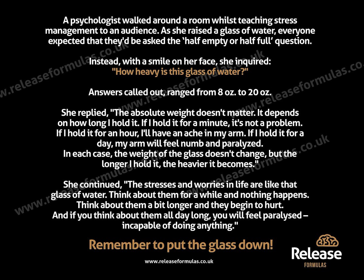 Releaseformulas's tweet image. Remember to put the glass down!