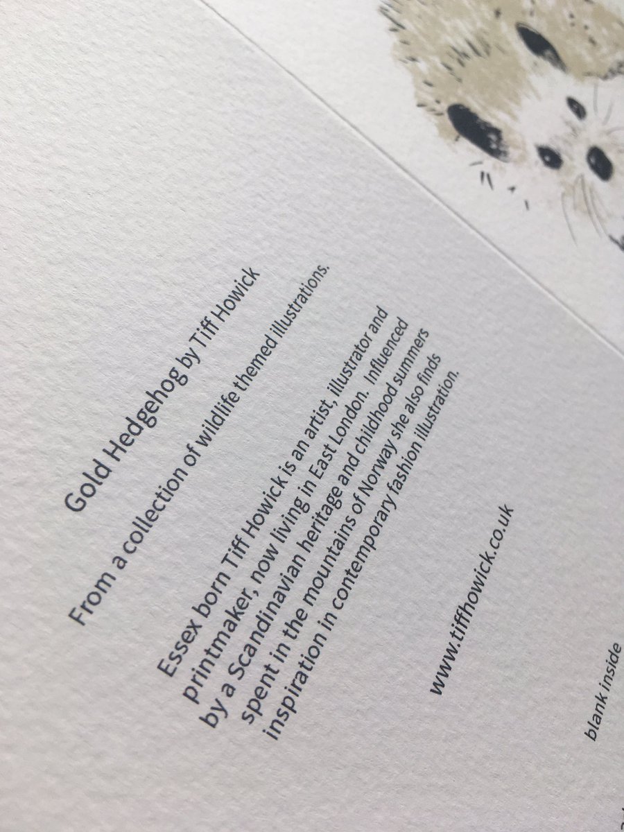 Leytonrocks's tweet photo. New @TiffHowick card designs arriving Saturday at @LeytonFood #Seahorse #Hedgehog #Goldfish #SilverRabbit #Bumblebee & homely #JackRussell https://t.co/E8WiQLbuW6