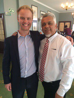 rugaya5's tweet image. Delighted to finally meet Adam @ElevateSA who holds the key to SA's Educational crisis @louisevanrhyn @EMubuntu