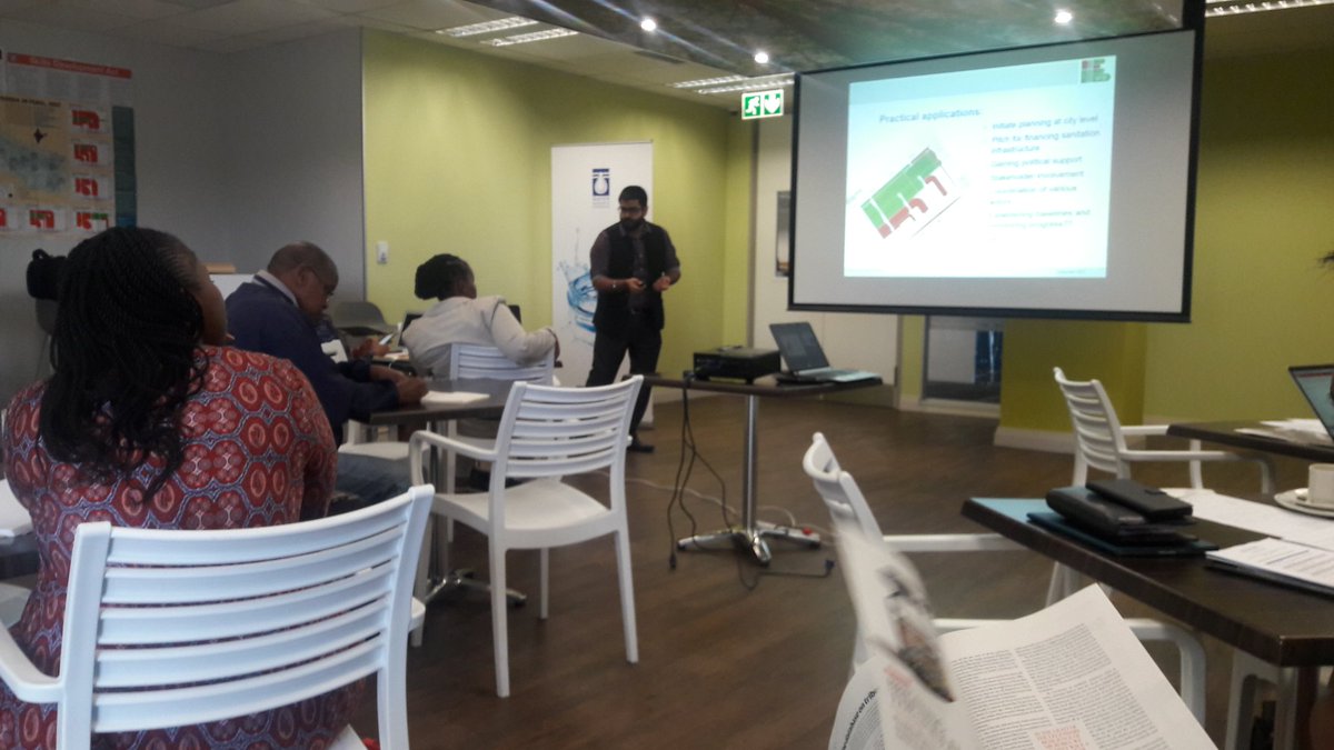 We have an interesting workshop at WRC run by CSE India in collaboration with <a href="/WaterResearchSA/">WRC</a> presenting a new sanitation planning tool.