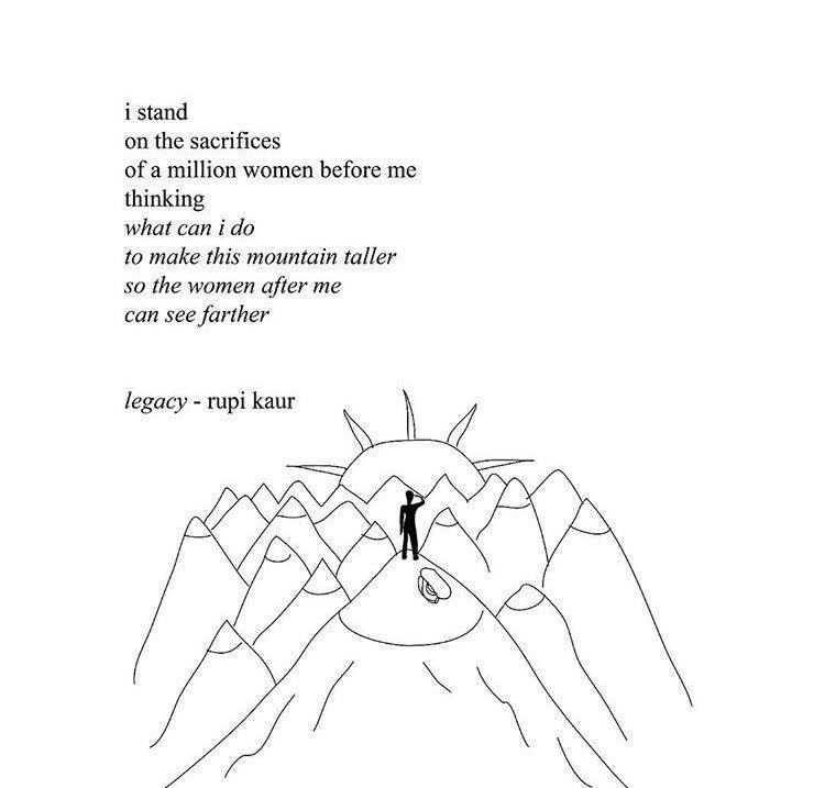 Hazel Hayes on Twitter: "Legacy, by Rupi Kaur ️…