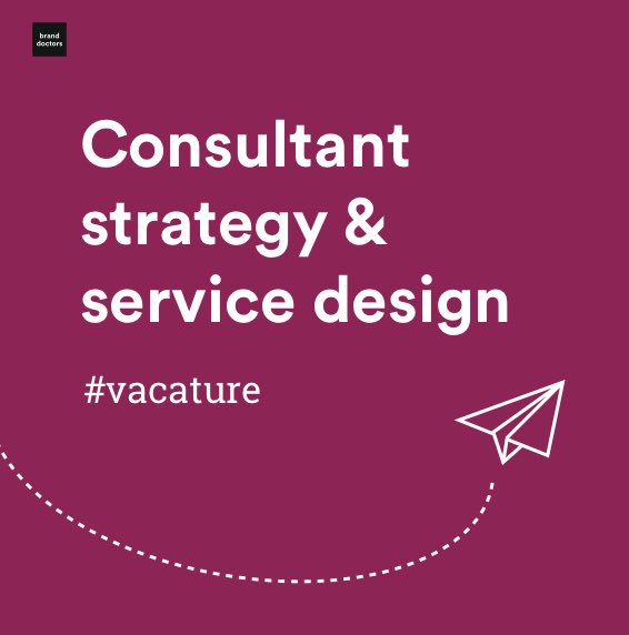 Branddoctors's tweet photo. #vacature #consultant #strategy en #servicedesign https://t.co/PtP5we9omA https://t.co/gxW5IikS12