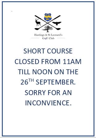 Course updates: