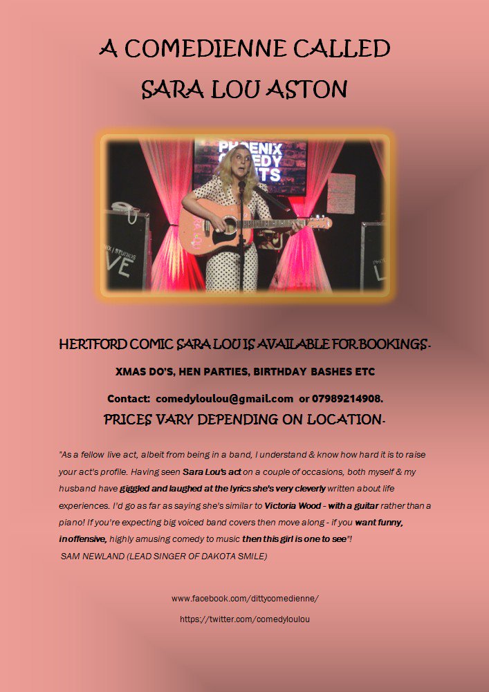 comedyloulou's tweet image. @DiscHertford @HertsTweets @WareOnline @CheshuntRadio @UniofHerts @hertscc