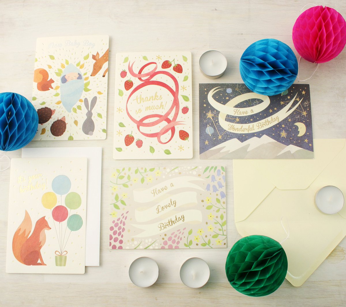 The delicate foiling on the Urban Fox and Wild Fox range make them feel just that little bit more special!