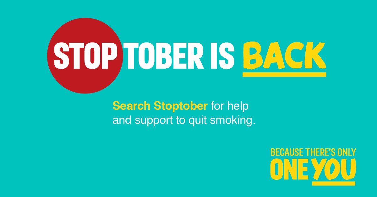 #Stoptober is back! @StopSmokingCIOS can now help support you to quit by vaping. Give them a call on 01209 615600 oneyoucios.com/smoke-free/