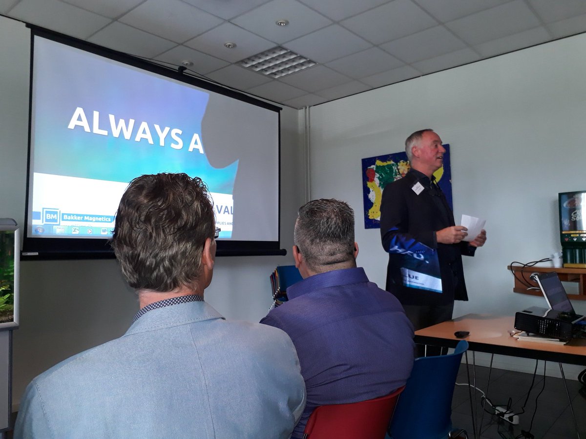 #OVE lunch bijeenkomst bij Bakker Magnetics gaat van start. #Netwerken op #Ekkersrijt