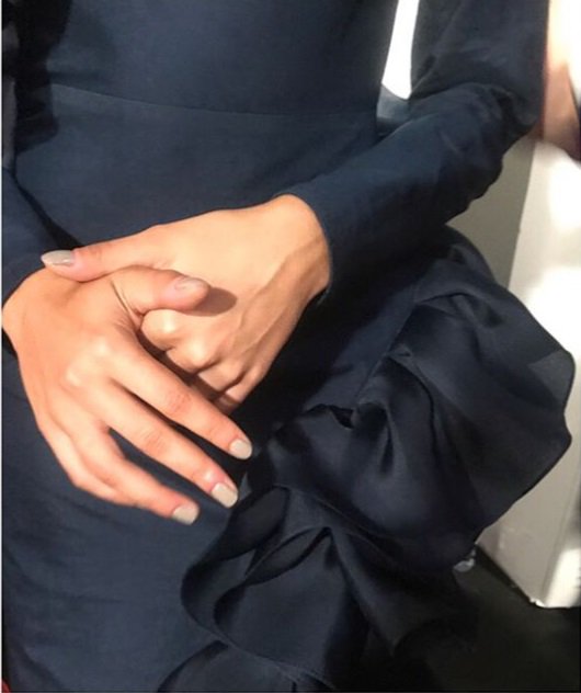 Soignenailsuk's tweet photo. Soigné #praline for @emiliodelamorena SS18 show led by celebrity manicurist @amistreets @lmcworldwide https://t.co/Zfzen3VQPl