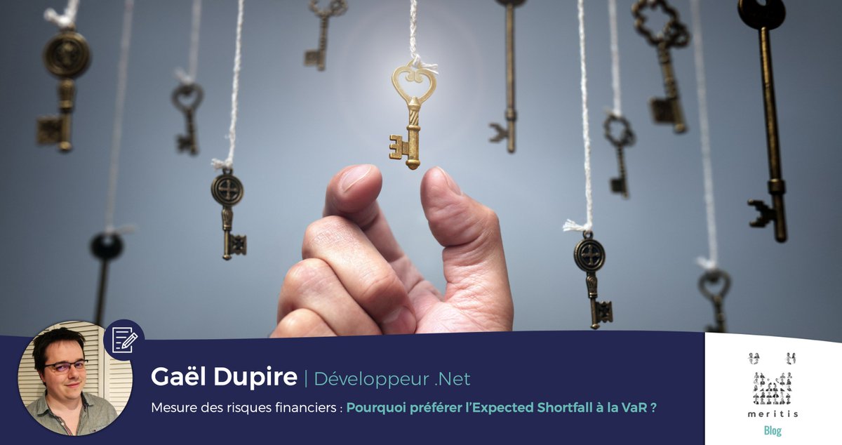 Meritis's tweet photo. [#Finance] Le modèle de la #ValueAtRisk est révolu ! Laissez place à l'#ExpectedShortfall... https://t.co/EDBKvnDVb8 https://t.co/OcQnIwvyar
