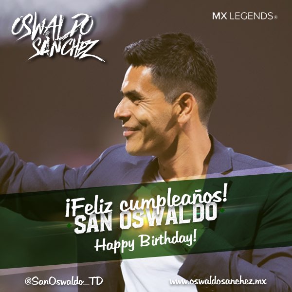 InterticketUSA's tweet photo. Happy Birthday @SanOswaldo_TD / Felicidades Arquero! 🇲🇽 #teamMXL https://t.co/KbD5laxZJI