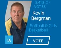 Coach Bergman is in the Top 50! VOTE NOW at TheMostValuableCoach.com to help ensure he's recognized as the @USCellular Most Valuable Coach!