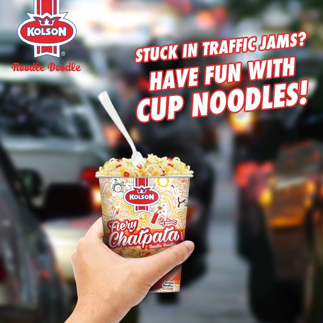 KolsonNoodle's tweet photo. Don't worry if you are stuck in traffic, Kolson Noodle Doodle have a solution for you! #trafficjams #NoodleDoodle #fun #enjoy https://t.co/MzYaM9Mvwm