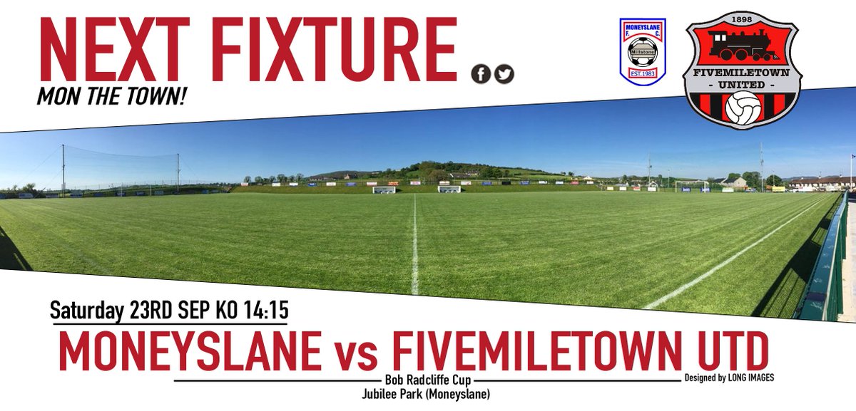 Vs <a href="/moneyslane_fc/">Moneyslane F.C</a> 
📆 SATURDAY 23rd SEP
🕑 14:15 PM
📍Moneyslane (Jubilee Park)