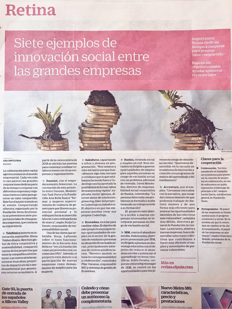 WILDCom_'s tweet photo. Hoy, nuestra COO @Ana_SepulvedaG escribe en @CincoDiascom 👇🏼sobre #innovación social entre grandes empresas https://t.co/CtjC6Qql18