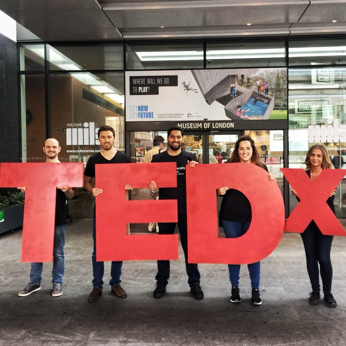 Team #tedxcuol is now waiting for you here in Museum of London, ready to #accelerate! 🎟tedxcuol.com