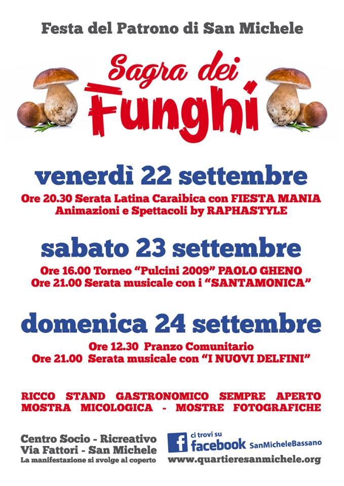 In #Veneto, a #BassanoDelGrappa (VI), #Sagra dei #funghi goo.gl/xbKJnk #eventi #tradizioni #italianfood #weekend #prodottitipici