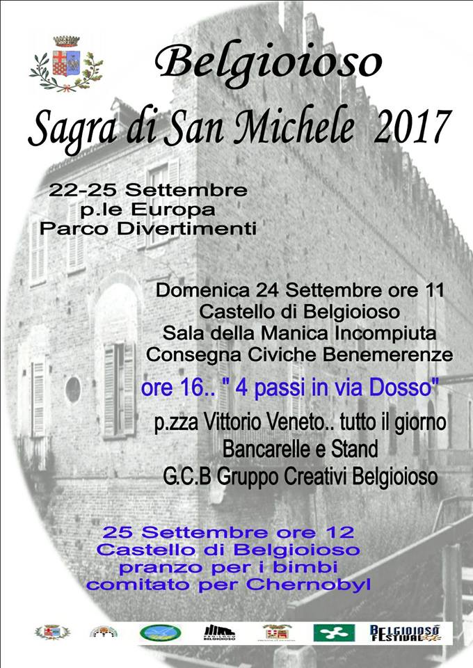 In #Lombardia, a #Belgioioso (PV), #Sagra di San Michele e 4 Passi In Via Dosso goo.gl/vT9o65 #eventi #italianfood #prodottitipici