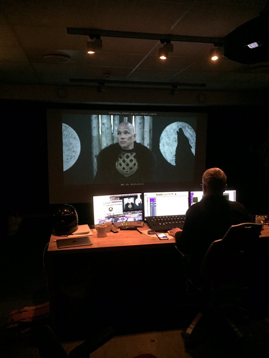 JoniverHe's tweet photo. #Norsemen #vikingane season 2 in the mix at Megaphone with @PeterClausen #JarlVarg https://t.co/7b5l2V3WGD