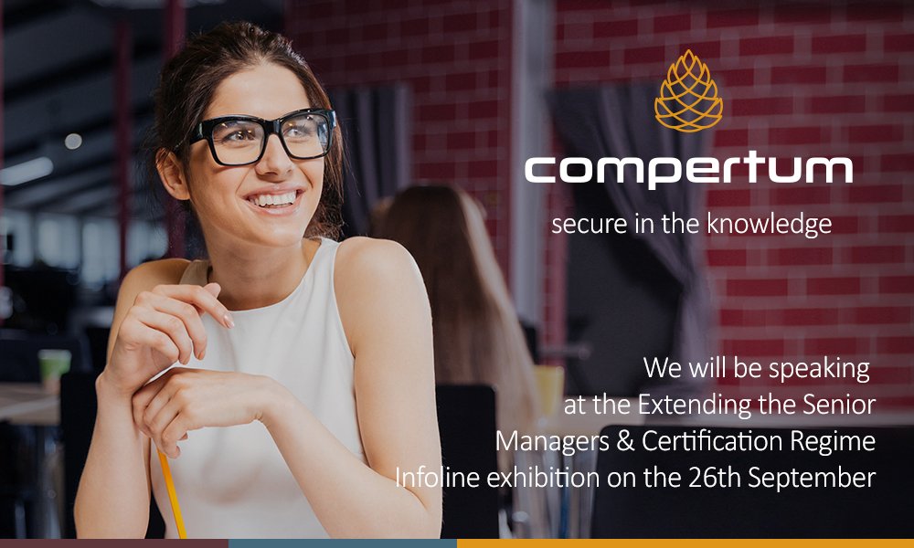 askcompertum's tweet photo. We will be speaking at the Extending the Senior Managers &amp; Certification Regime Exhibition. Find out more here https://t.co/kwEfZxMlZ3 https://t.co/7nfWpaXBbK