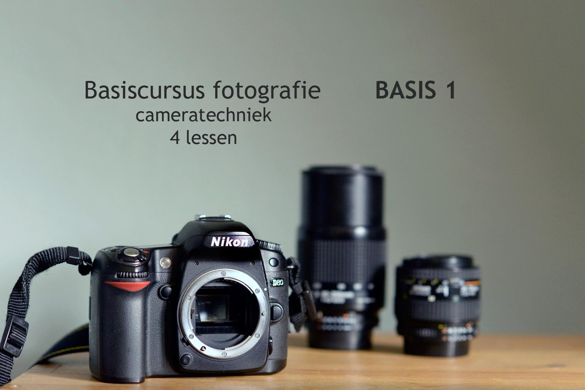 Vier wekelijkse lessen basis cameratechniek op maandagavond met #spiegelreflex of #systeemcamera v.a 2 oktober in #Utrecht bij #Fotolokatie