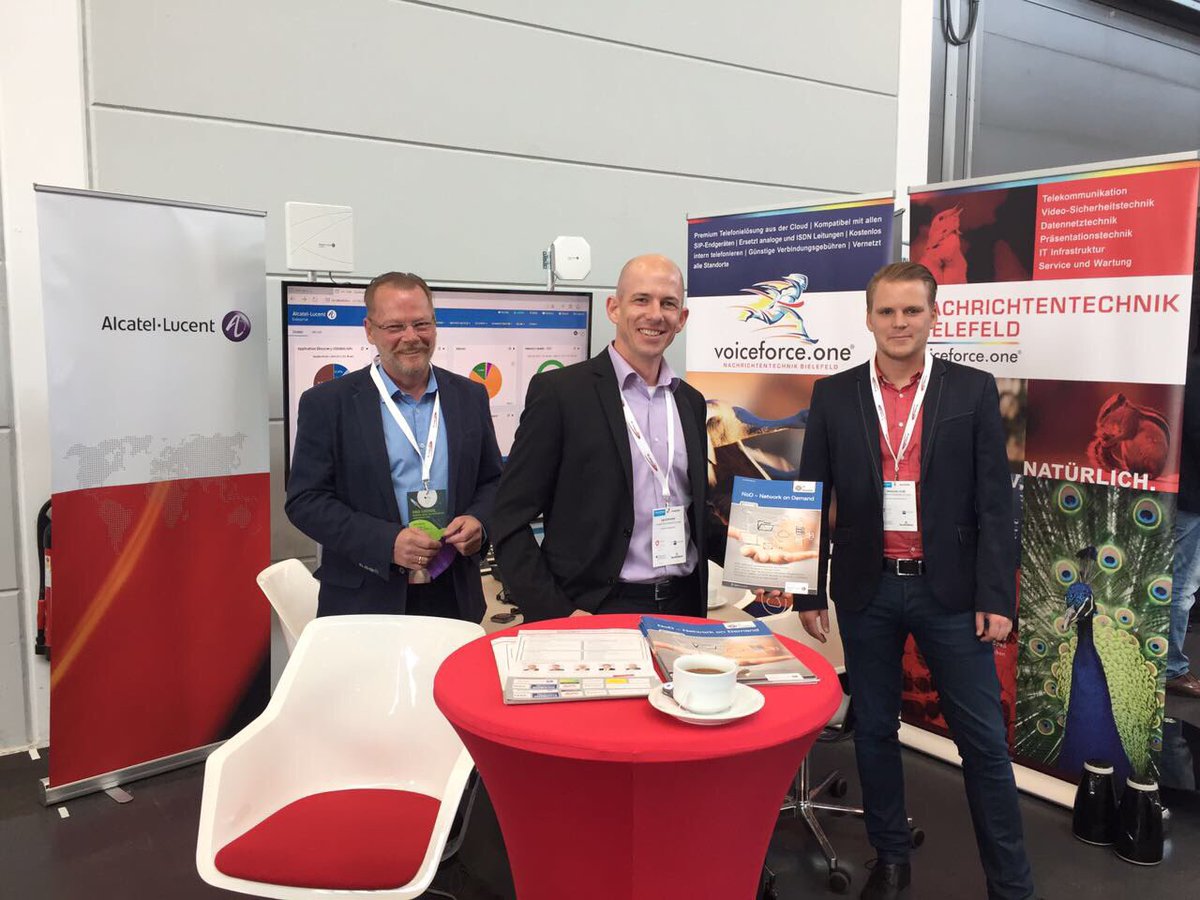 AluSchnix's tweet photo. Presenting @ALUEnterprise at #ITandMediaMesse in Bielefeld #NetworkOnDemand #Stellar #Omnivista2500 together with #NTB https://t.co/gepNBNnx0R