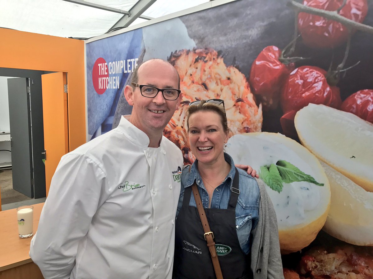 Thank you so much <a href="/rachelallen1/">Rachel Allen</a> for popping in to say hello to me at <a href="/NPAIE/">National Ploughing</a> here at <a href="/NDC_ie/">National Dairy Council</a> So kind of you #lady &amp; great friend