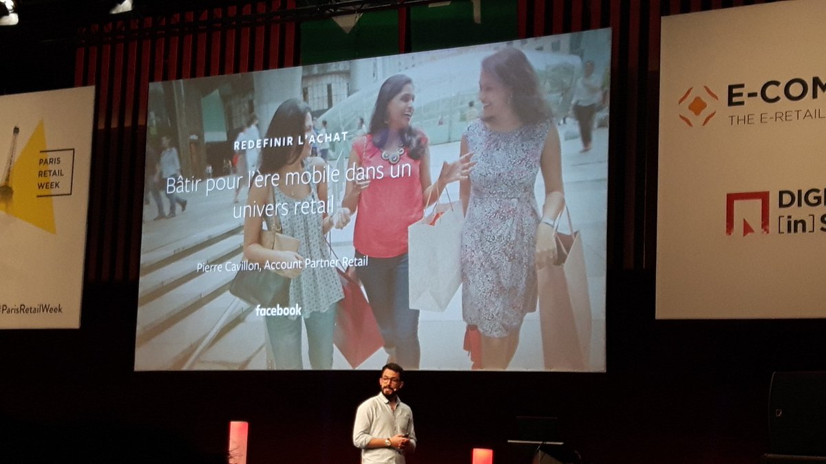 Largeron's tweet photo. Facebook academy pour le retail live !Cela change de la Google one #PRW2017 https://t.co/Htmdb6y8SX