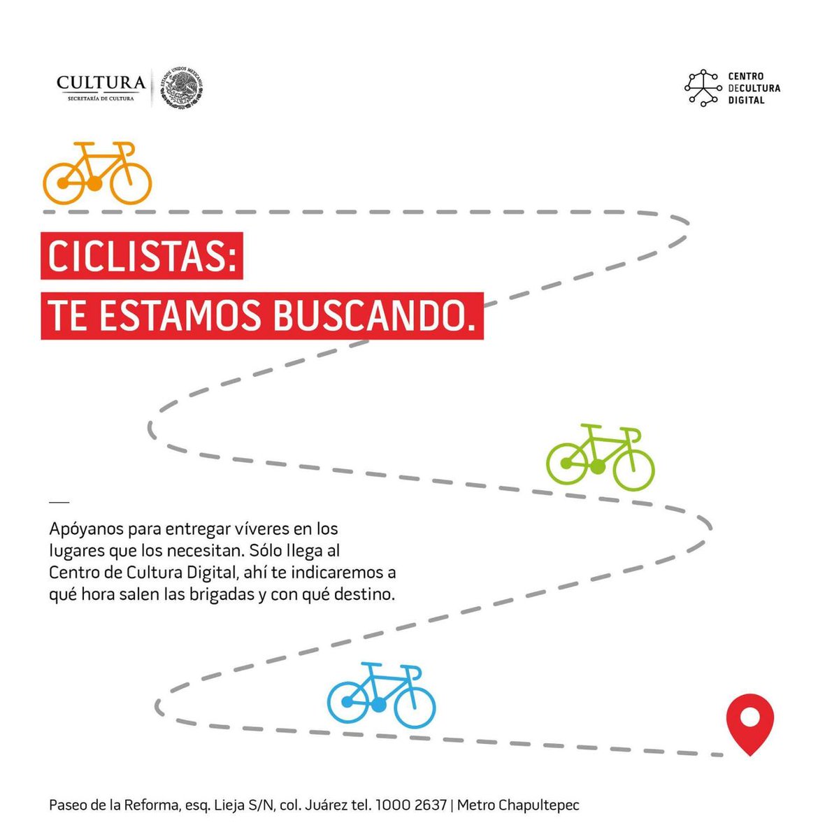 Otra iniciativa para apoyar esfuerzos ante sismo ¡En bici ayuda es rauda, efectiva y rápida!