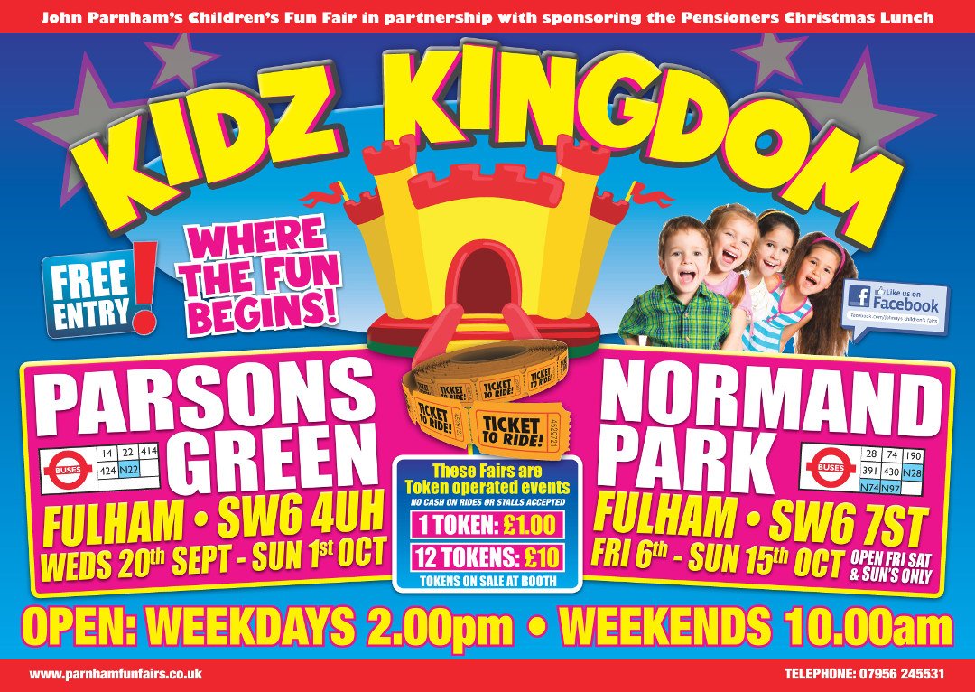 Make sure you and the family head down to Kids Kingdom for a whole lot of fun, games, rides and memory-making!