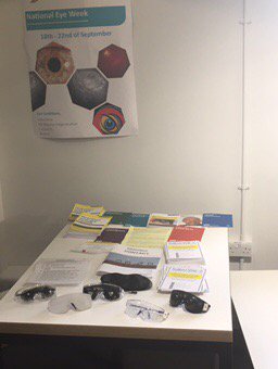 Sutton Vision Raising awareness for National Eye Health Week at St Heliers Hospital