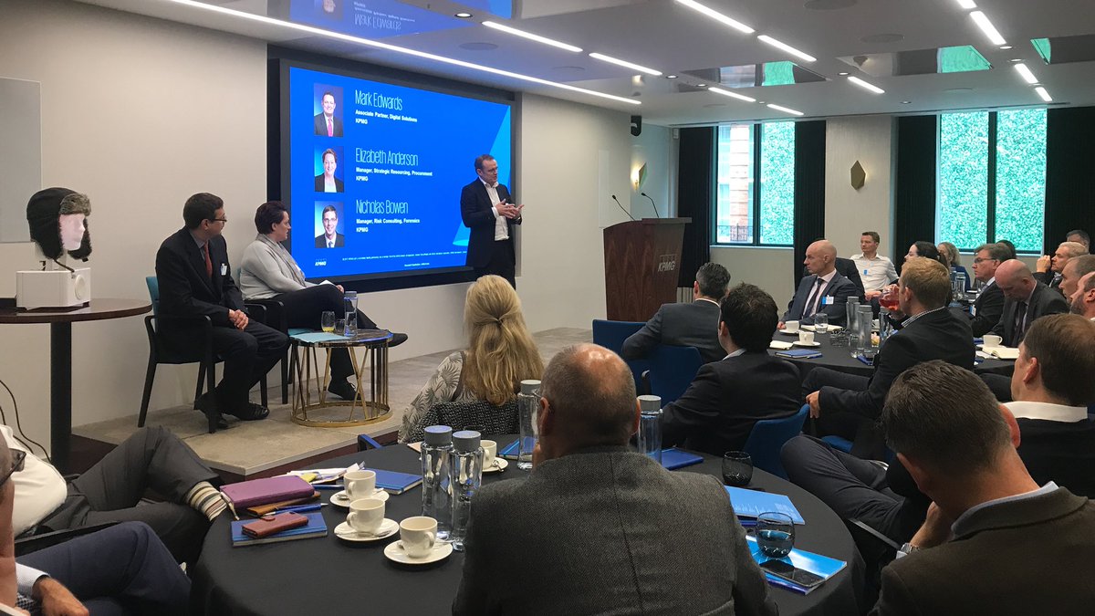 Big thanks to @kpmguk for inviting me to present at their “Future of Procurement” event yesterday. #futureofprocurement