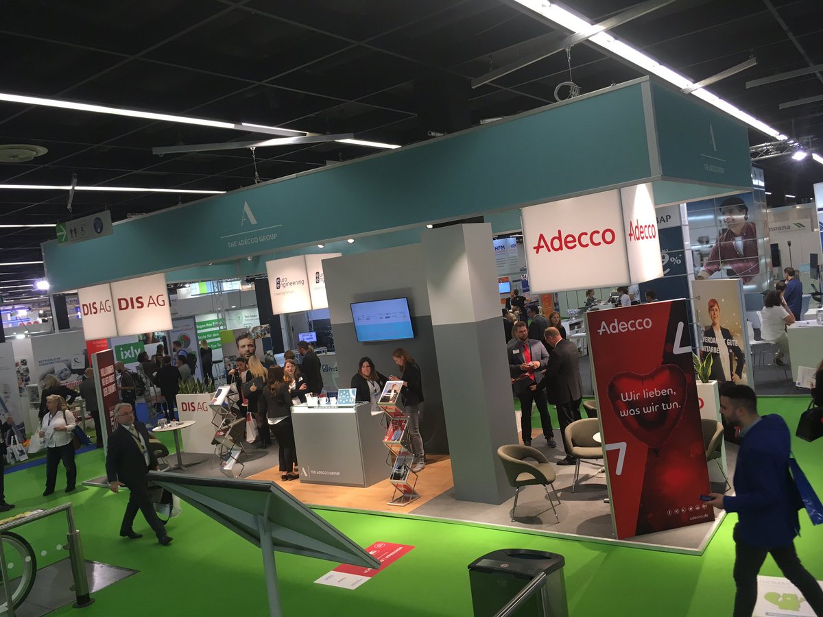 MarcusHaase's tweet photo. Innovationen auf der #ZukunftPersonal heute in Köln. Bei Fragen zur #aügreform kommen Sie zu unserem Stand #theadeccogroup #disag https://t.co/N9UN5qZxRm
