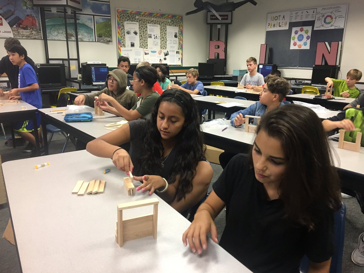 GunstonTechEd's tweet photo. Recreating 3-D shapes from orthographic drawings. We Draw it See it, Do it. Welcome to the Ortho Games #APS_CTAE #APSGunston https://t.co/TGBewe795y