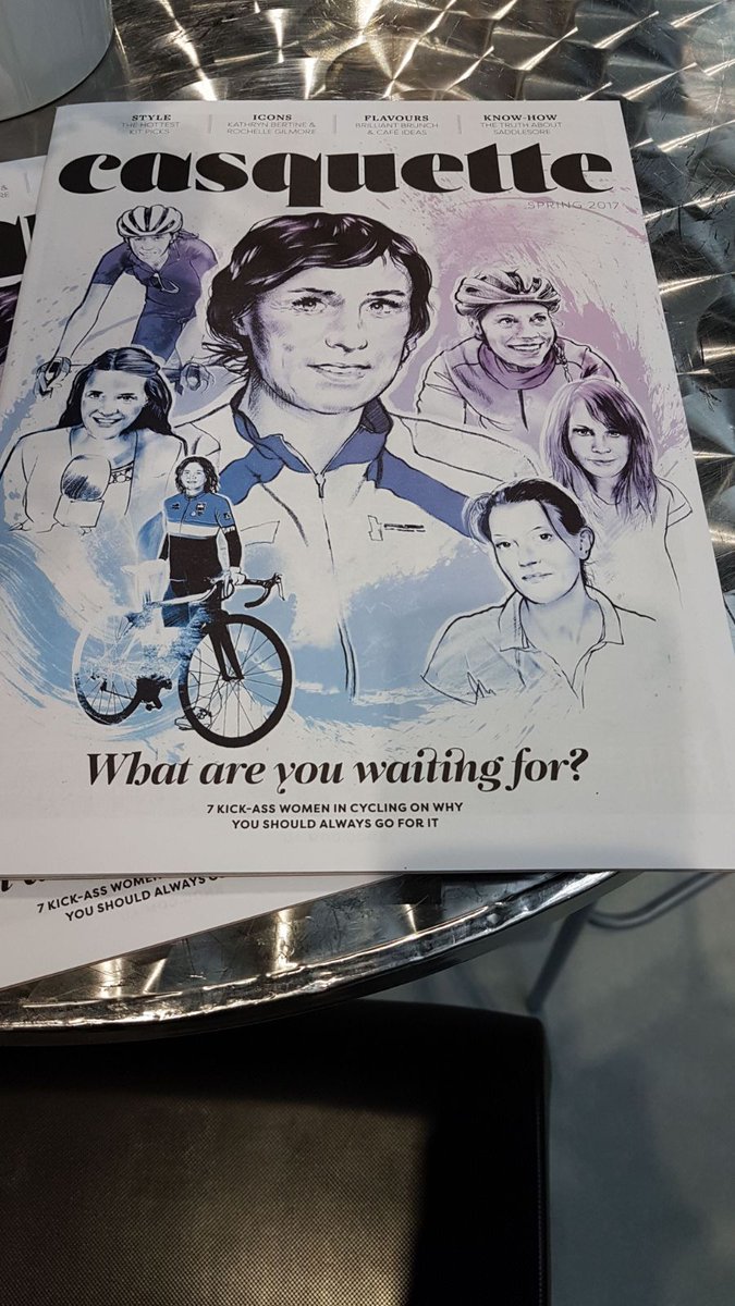 Medi8Bike's tweet photo. What's not to like about @CasquetteCC - a truly inspiring read everytime. We love it ❤ Great to see it on show @CycleShow 🚴 https://t.co/2zSM0coSi9