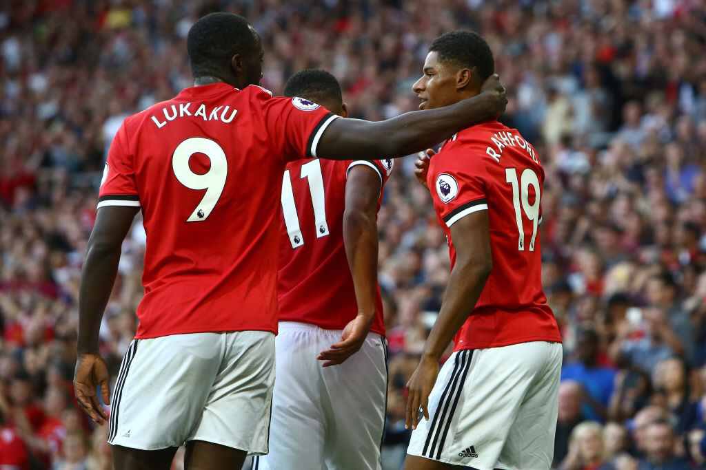 United's attacking trio this season:-

Lukaku:
Starts - 7
Goals - 7

Rashford:
Starts - 5
Goals - 5

Martial:
Starts - 3
Goals - 4

#MUFC