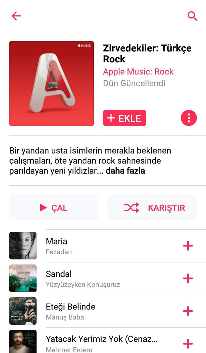 Fezadan "Maria" Apple Müzik Listelerinde!