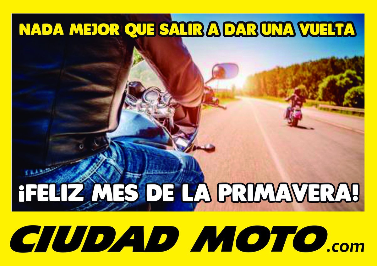 ciudadmoto's tweet photo. Feliz primavera!! https://t.co/n7nxryZ9Kr