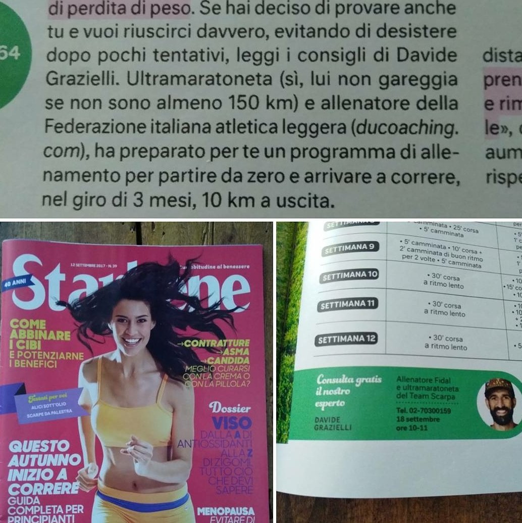 ducoachingcamps's tweet image. Hey, ma dov'è finito il nostro head coach? In edicola!
Grazie @Starbene  per aver ospitato #ducoaching. #theonlycompetitionisyourself