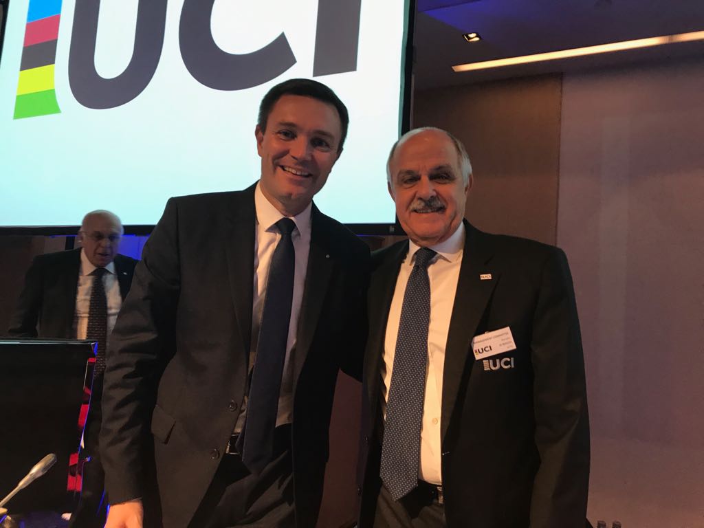 Federciclismo's tweet photo. Complimenti e auguri di buon lavoro anche al presidente @diroccorenato che con 41 voti è eletto nel direttivo @UCI_cycling https://t.co/5pRp29Nm0l