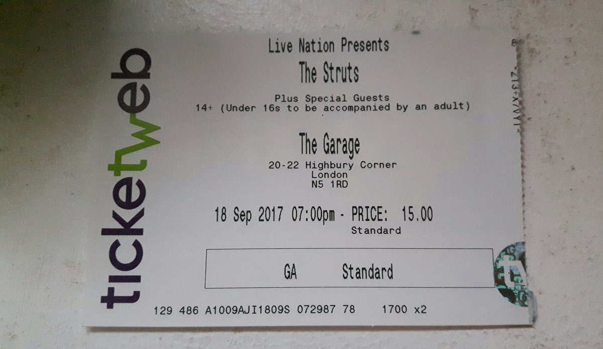 LukeTheStruts's tweet image. Take me back 😭😭😭. (Legit keeping this ticket forever)