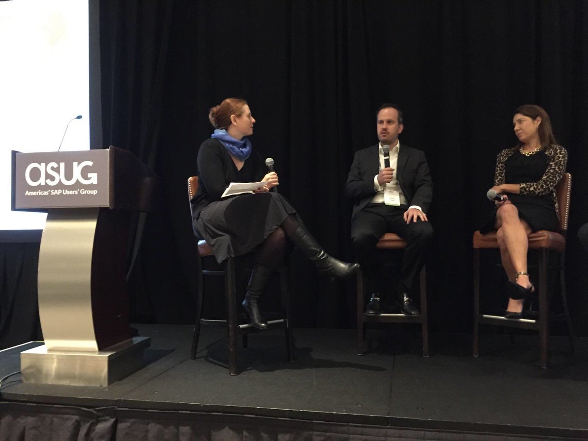 ASUG365's tweet photo. We had a great customer panel who helped attendees prepare for the future in their industries! #ASUGFocus https://t.co/5BHeNQ7mgE