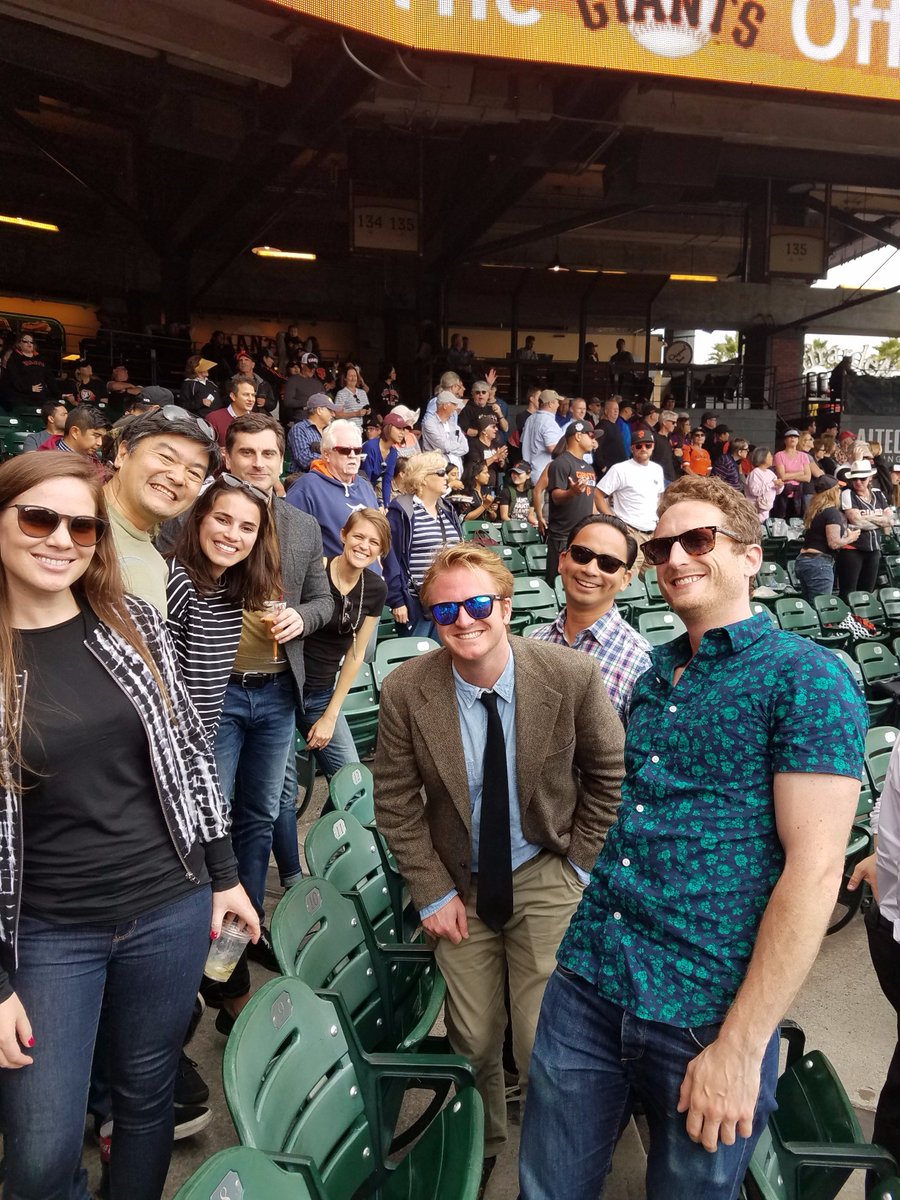 TheCoverageLine's tweet photo. Had a great time yesterday @SFGiants game with our friends @SmithShapourian @GTak @nonprofitlawyer https://t.co/QO9Y54cwm5