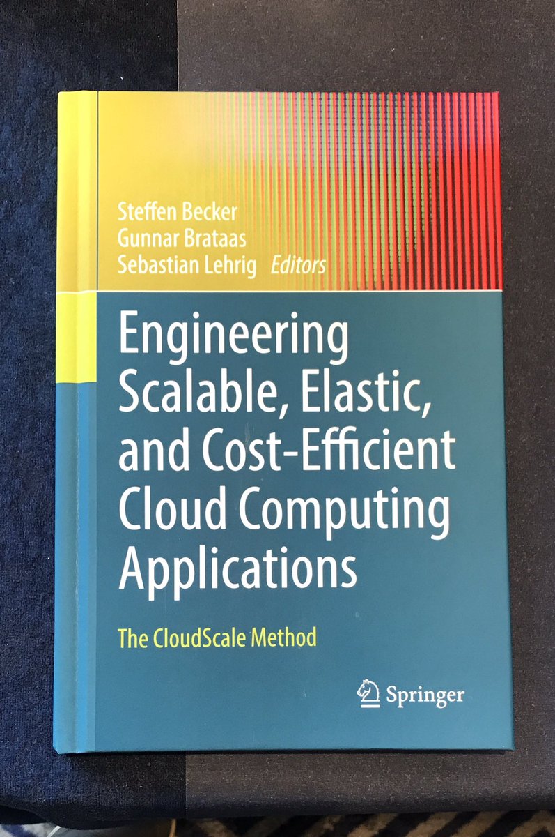 stsauer13's tweet image. Springer-Verlag presents book on the #CloudScale method. On display at MODELS 2017 #models17 @SoftwareQLab @snowballUniS