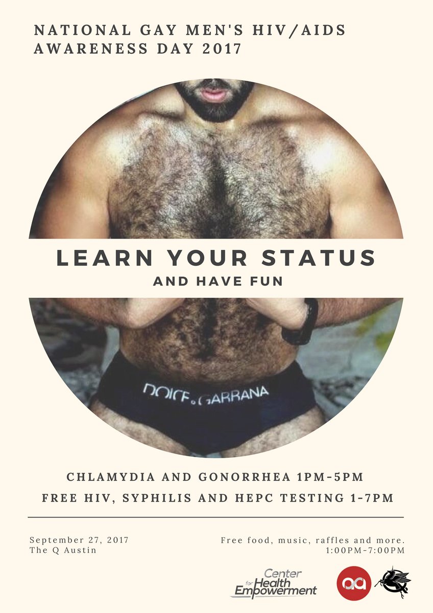 KUMATX's tweet image. Find us at The Q Austin next Wednesday as we help people get tested as part of National Gay Men's HIV/AIDS Awareness Day! #NGMHAAD #TestATX