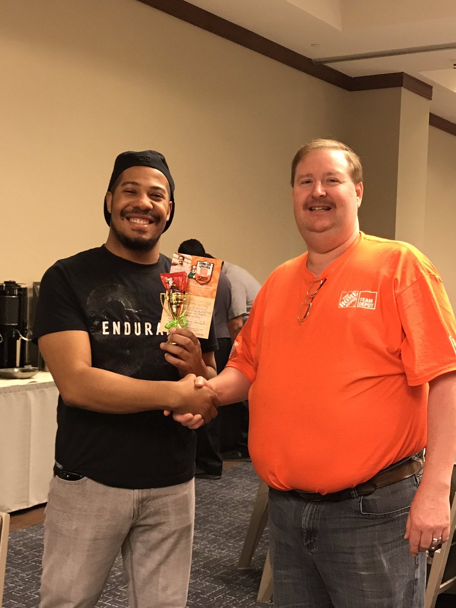 Josiah won the trophy!!! Good job and thank you for all ur hard work!! #team misfits #Harvey2017 <a href="/JodyHancock73/">Jody Hancock</a> @zakkask <a href="/Hd6534/">Home Depot 6534</a> <a href="/DBoody/">David Boody</a>