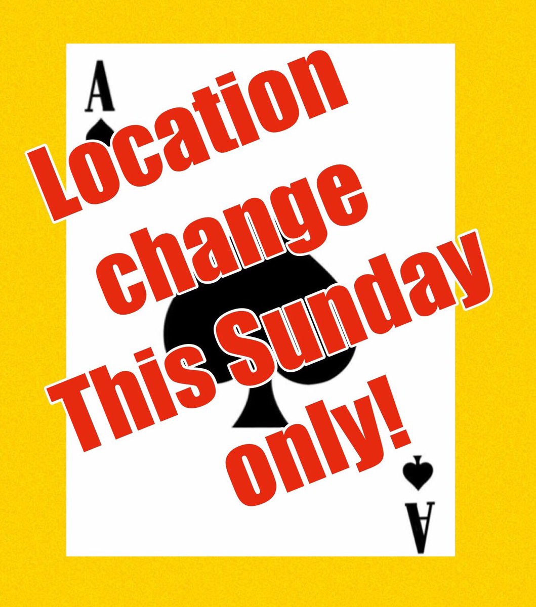 SUNDAY ONLY Chase the ♠️ will take place at St Francis Field. Change is due to the TC Fall Fair and Thomas Amus. on the Stadium Parking lot