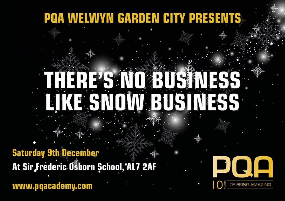 ❄️☃️Come and see our Christmas Showcase on Saturday 9th December 2017❄️
#PQA #Christmas #Welwyngardencity #Hertfordshire #Sing #Dance #Act