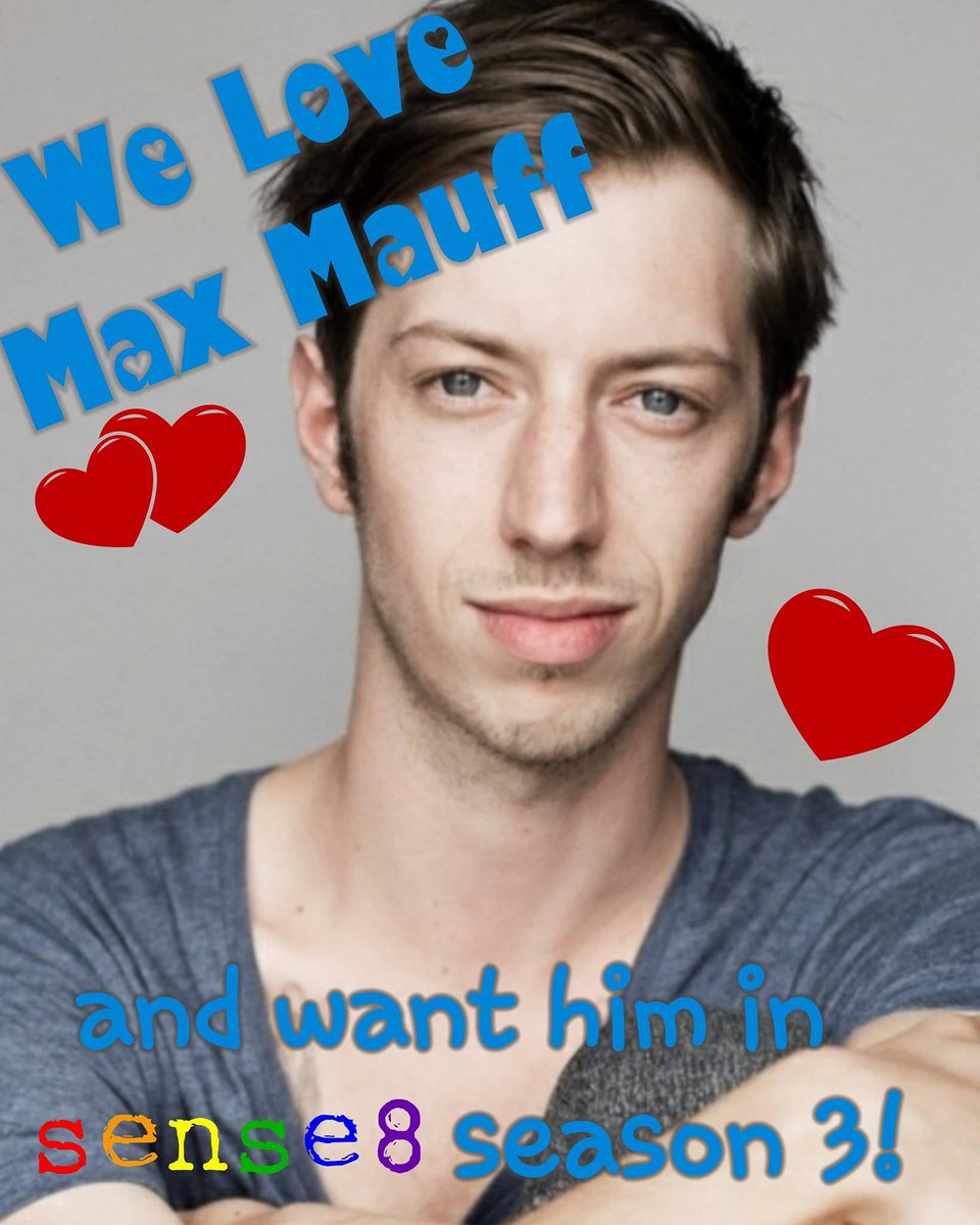 birgitss's tweet photo. Hi @netflix and @reedhastings. We still need #Sense8 with @maxmauff. What would Wolfgang do without Felix? #maxforS8S3 https://t.co/lW56c0VqyV