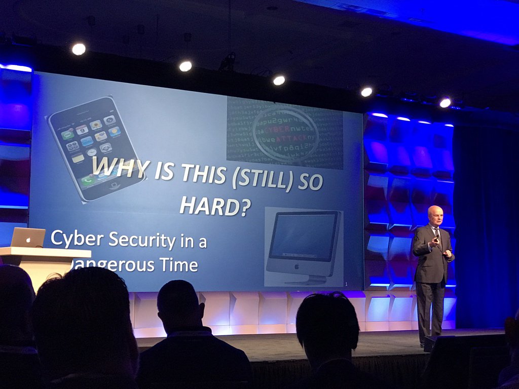c0verfire's tweet photo. Settling in to listen to Gen. Michael Hayden at #anomalidetect keynote https://t.co/qoM89usr6q
