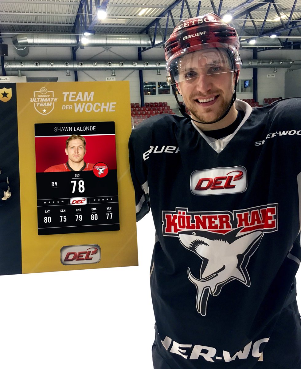 Im <a href="/EASPORTSNHL/">EA SPORTS NHL</a> #HUT Team der Woche: <a href="/lalonde10/">Shawn Lalonde</a> Glückwunsch! #aufgehtshaie